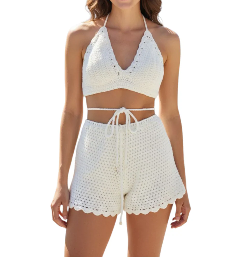 Island Vibes Only - Crochet Bikini Tops for Your Next Tropical Escape