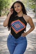 Crochet resort wear crochet top