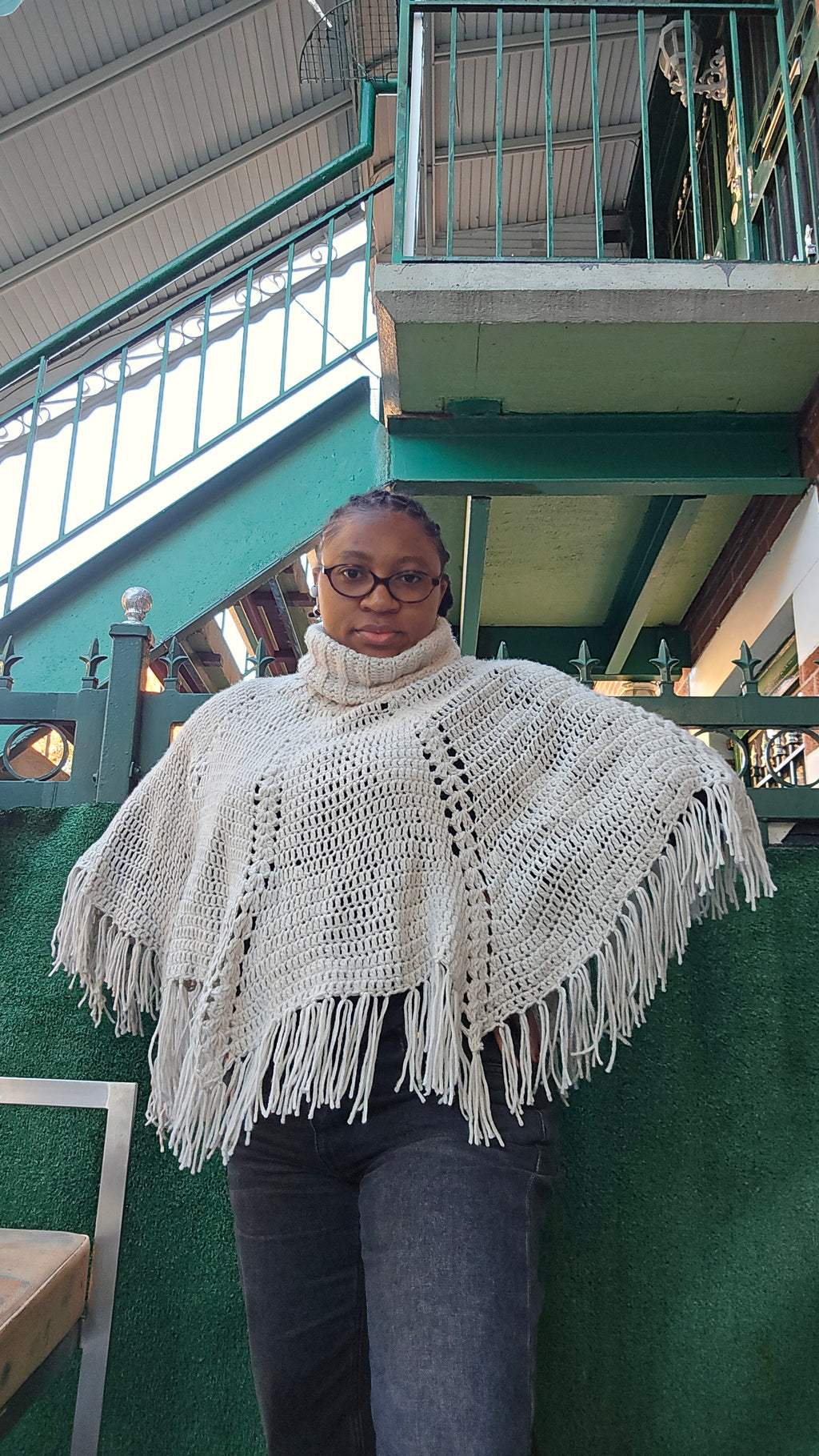 Crochet poncho fall autumn wear