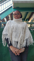Crochet poncho fall autumn wear
