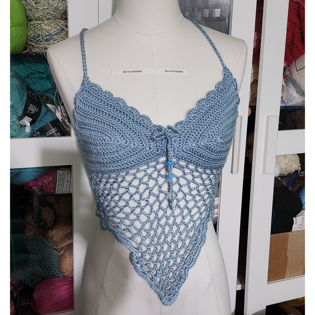 Crochet Heart Top Pattern PDF Digital Download
