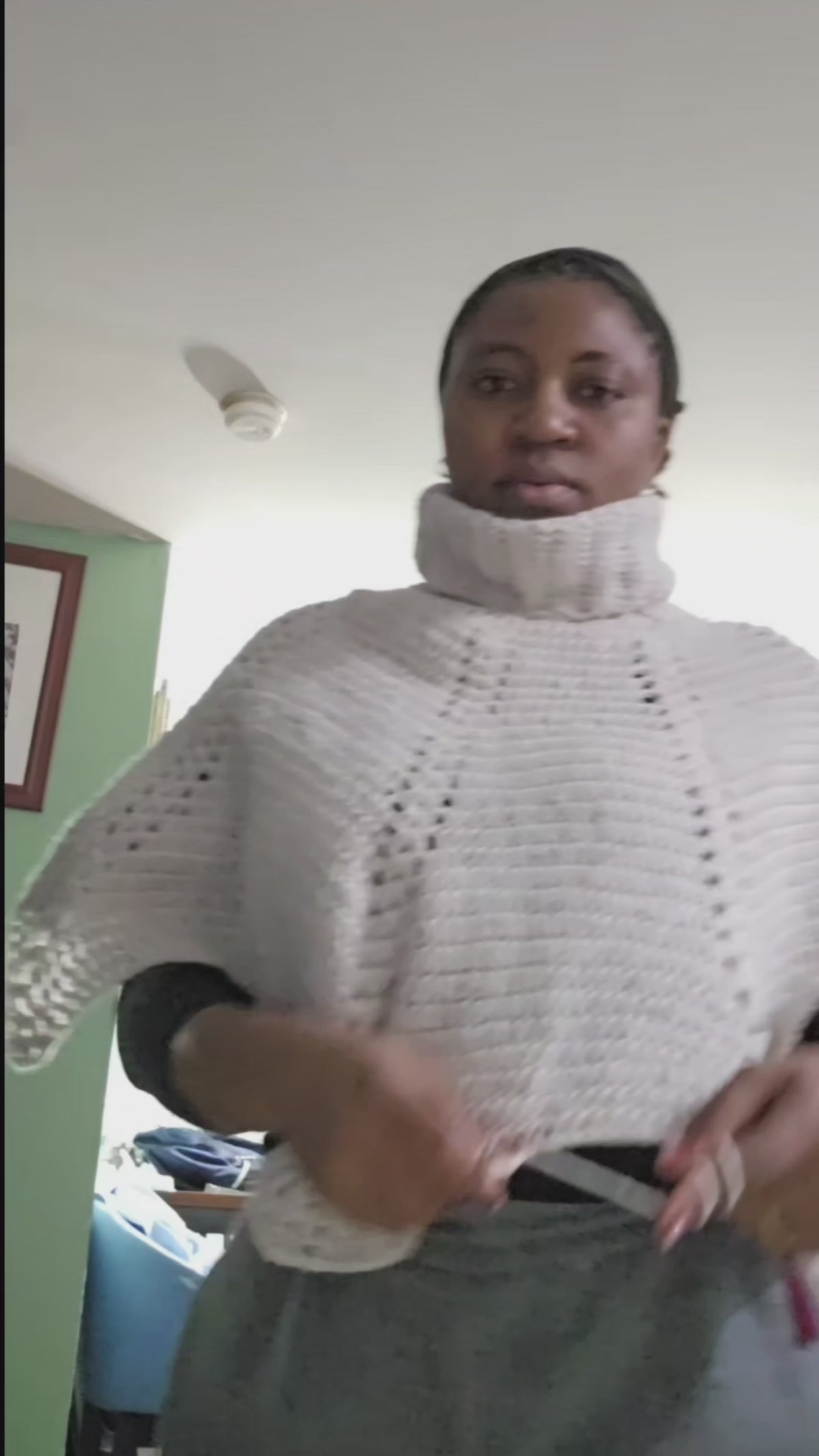 Crochet poncho fall autumn wear