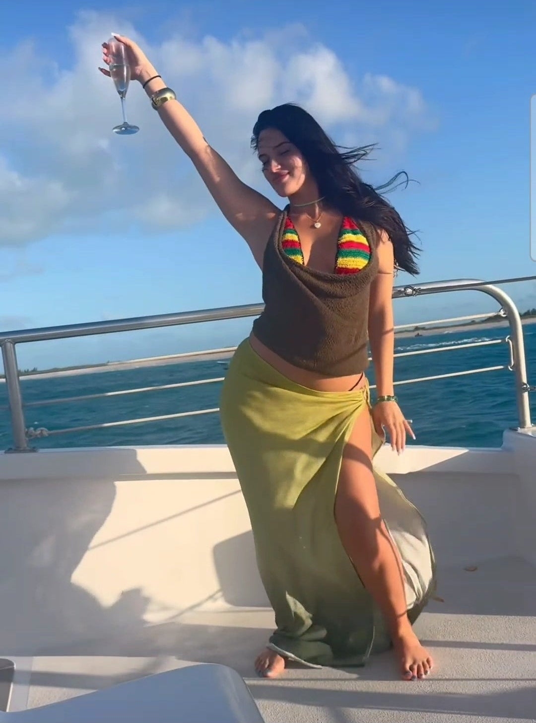 Rasta bikini top