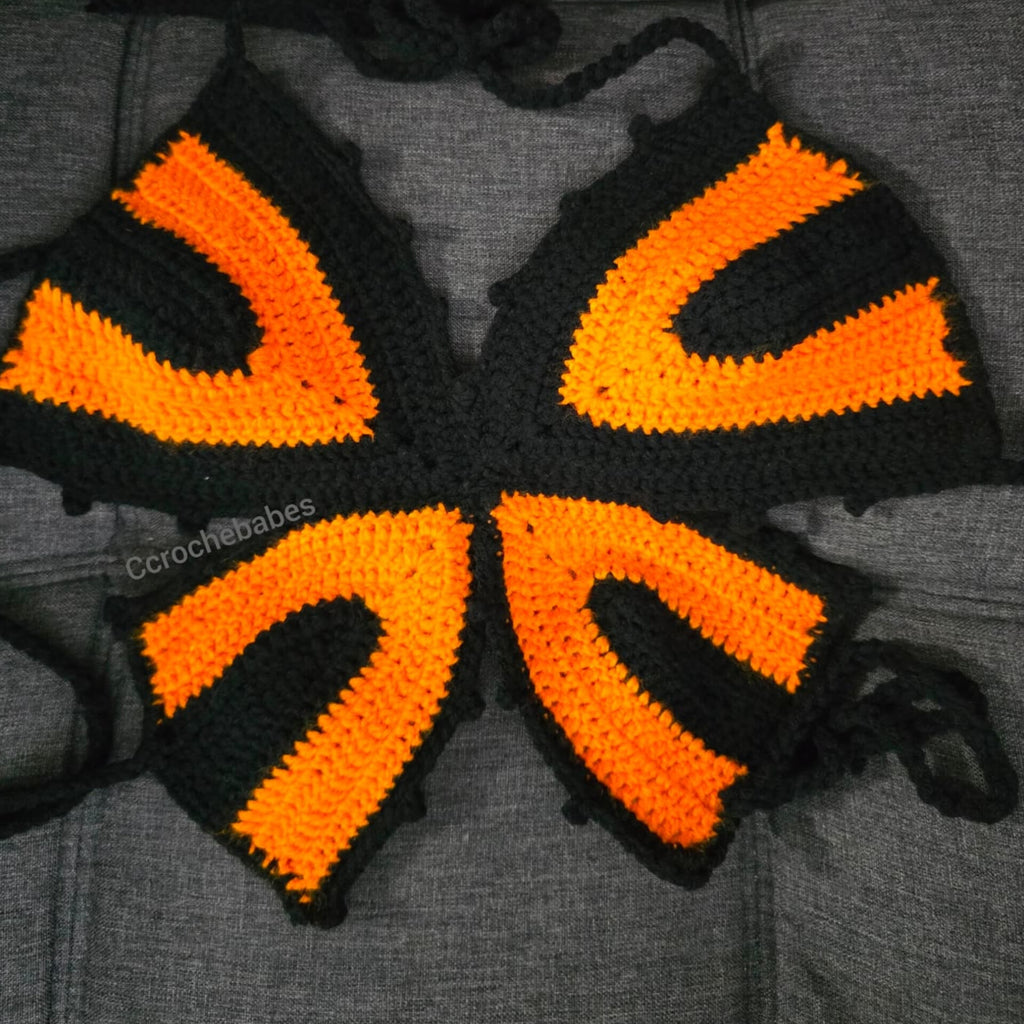 Crochet Butterfly Top Pattern PDF Digital Download