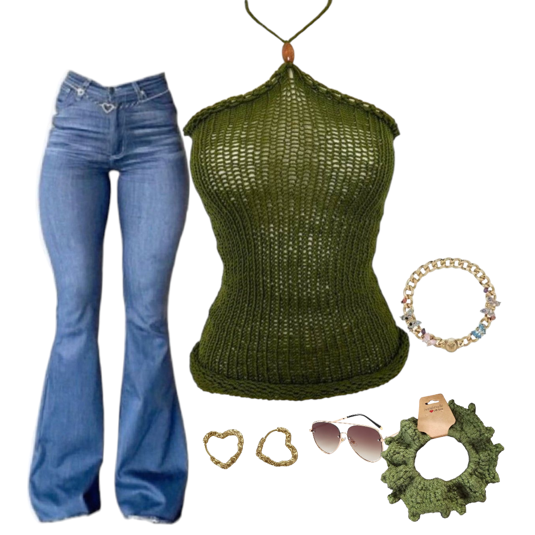 Crochebabes best seller knit top handmade