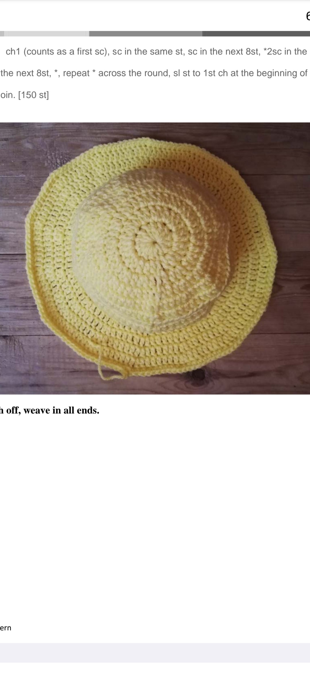Crochet Bucket Hat Pattern PDF Digital Download