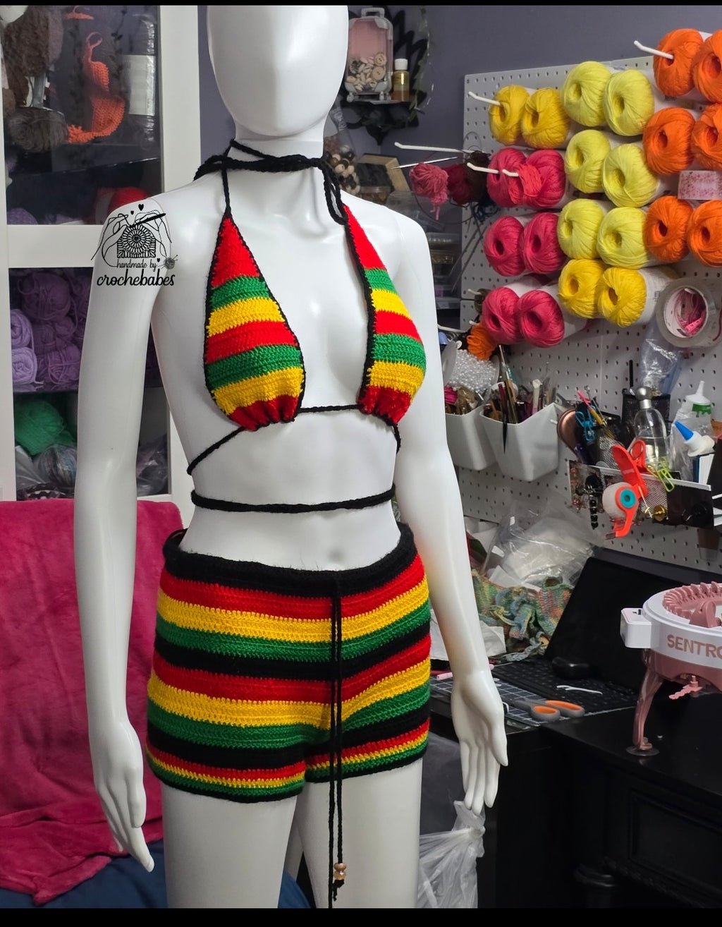 Rasta bikini top