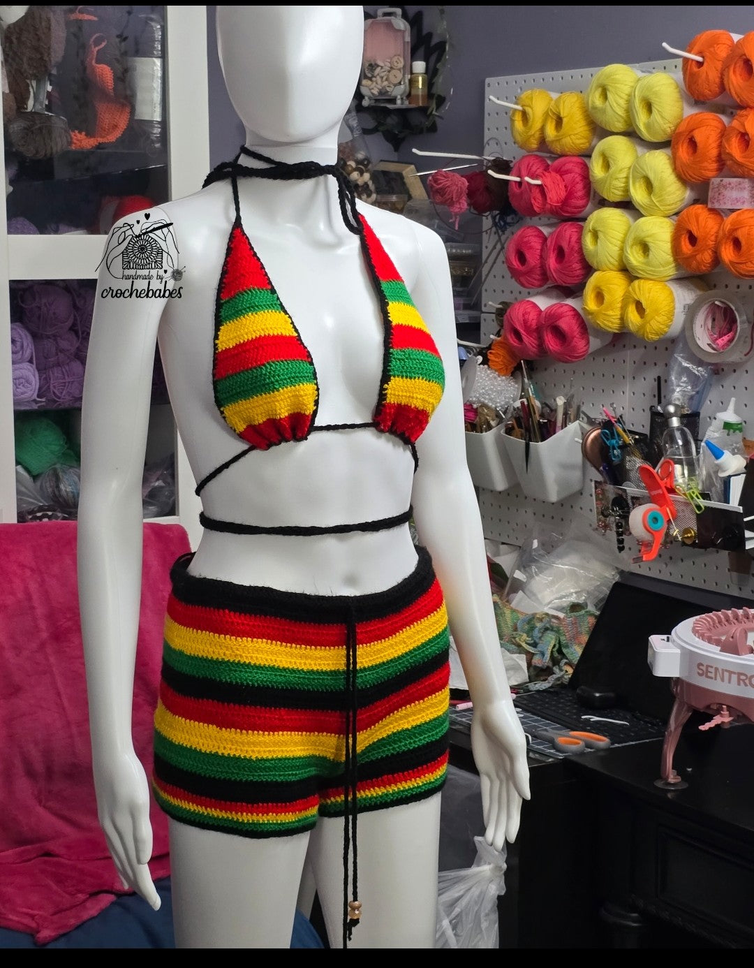 Rasta bikini top
