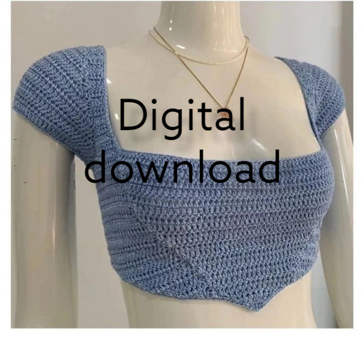 The Jenny Crochet Top Pattern PDF Digital Download