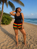 Rasta Crochet shorts