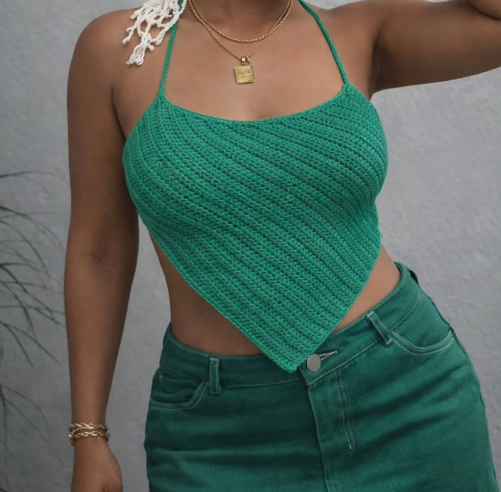 Triangle crochet top PDF pattern