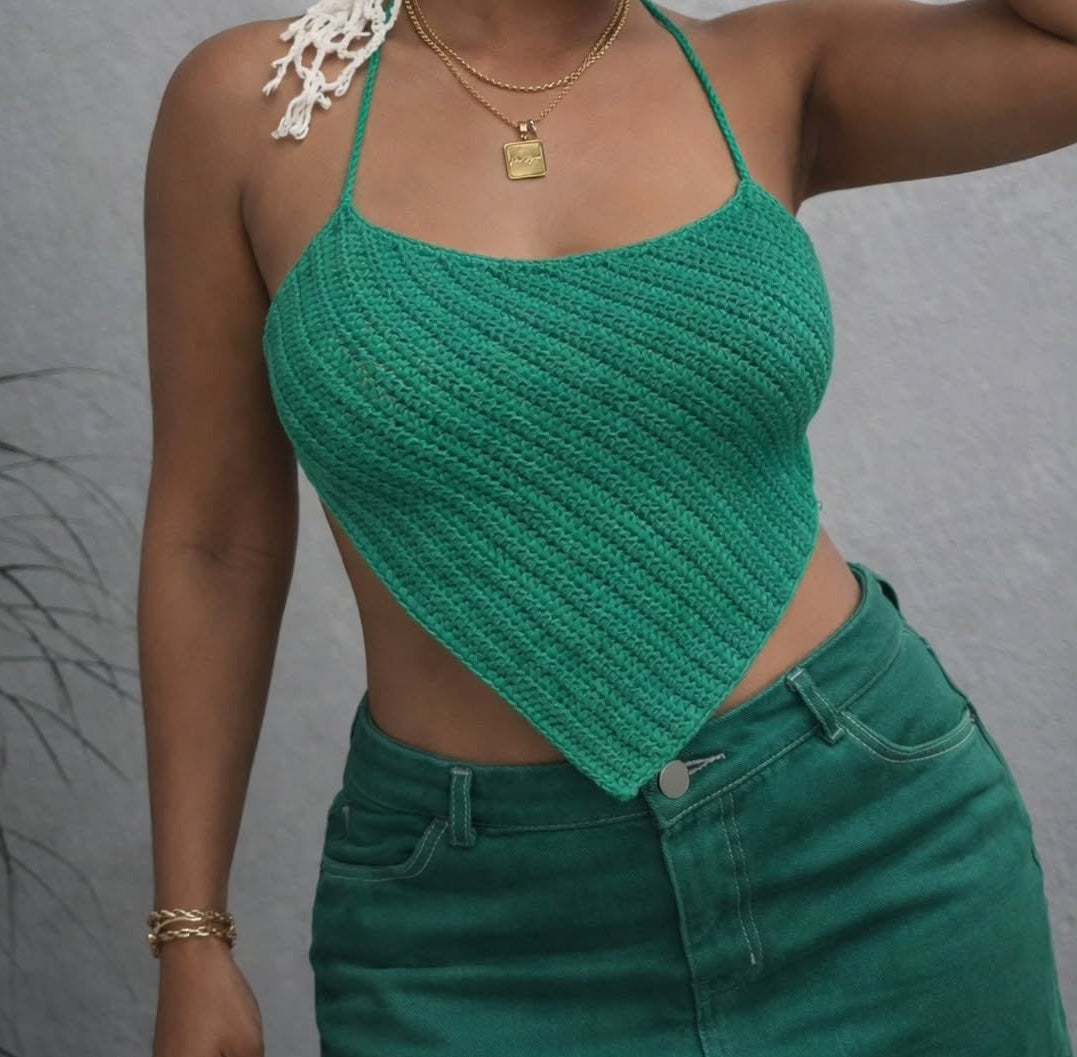 Triangle crochet top PDF pattern