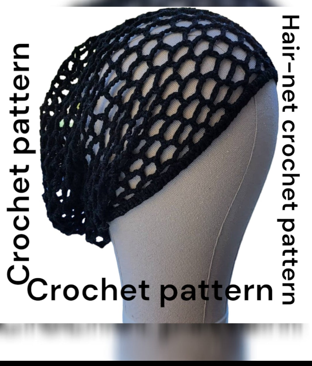 Crochet Hair Net Pattern PDF Digital Download