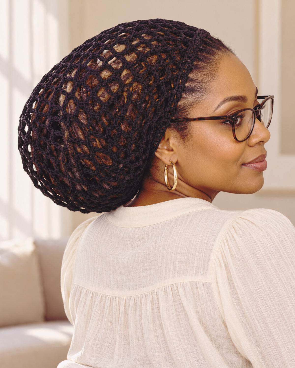 Crochet Hair Net Pattern PDF Digital Download