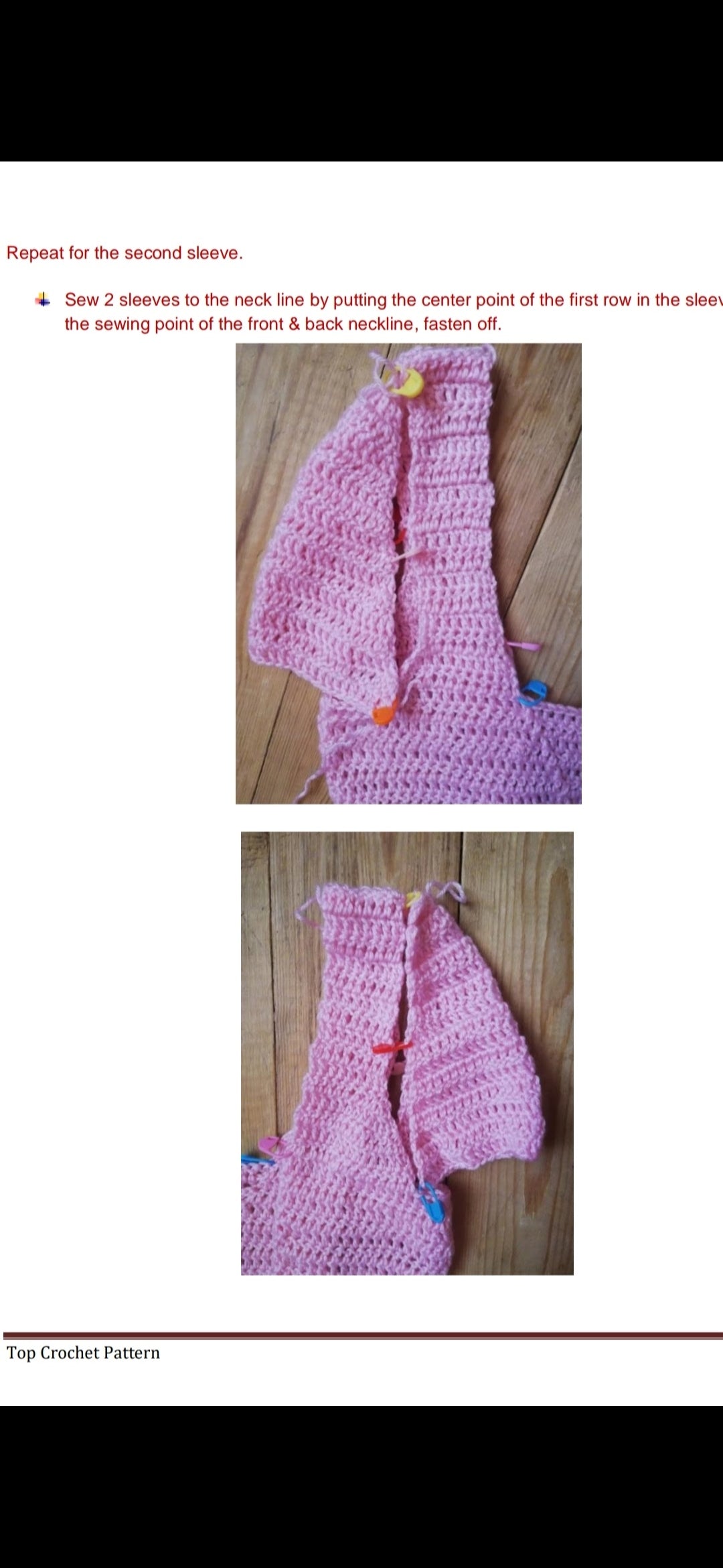 The Jenny Crochet Top Pattern PDF Digital Download